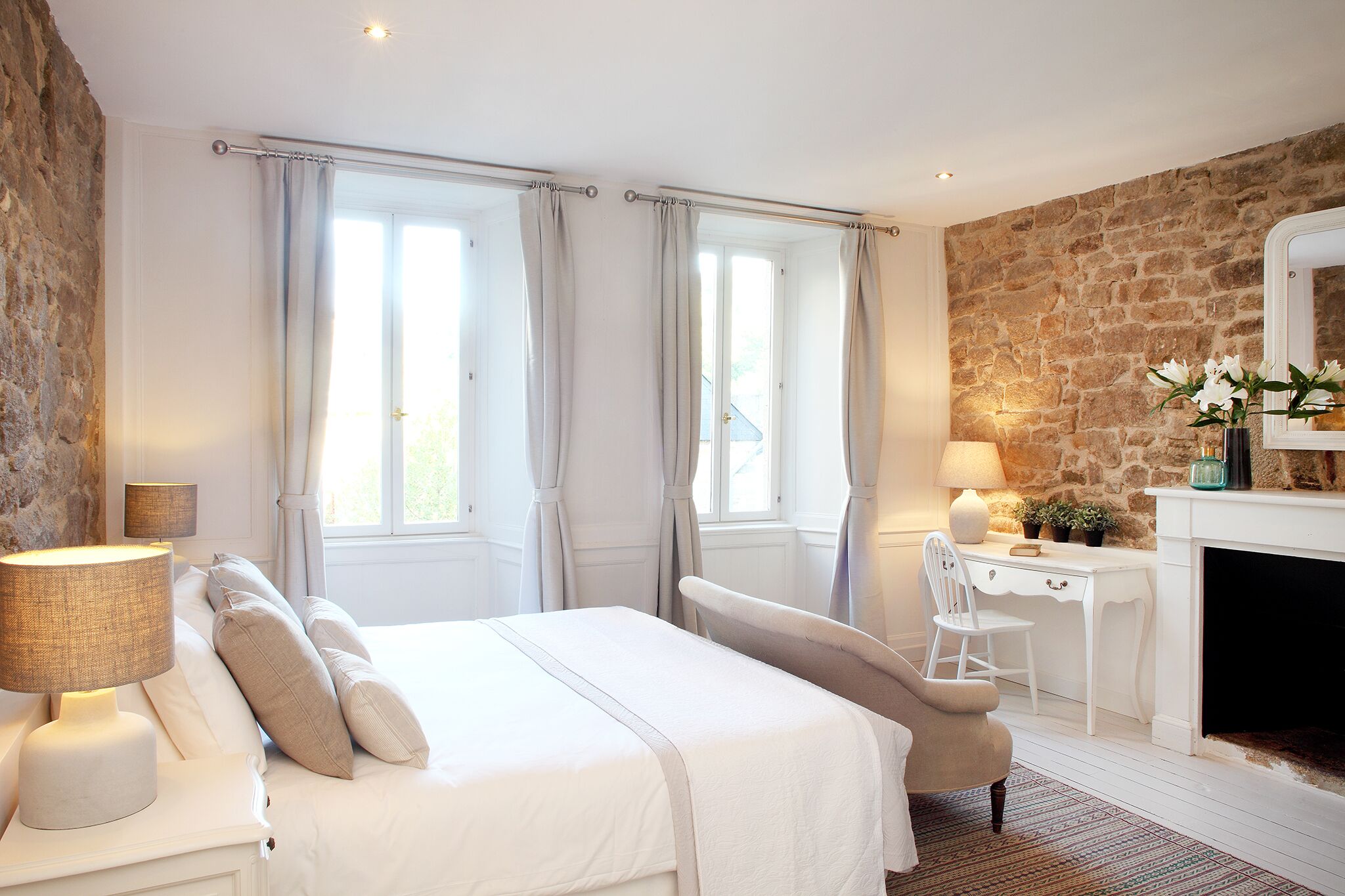Charming Bed and Breakfast Central Brittany  Bedroom ONE