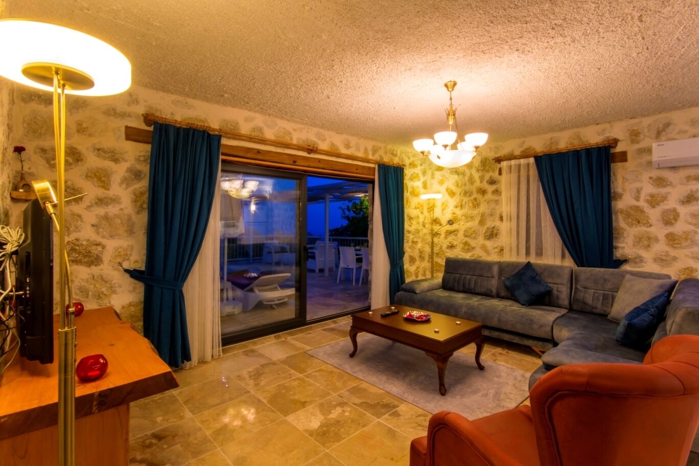 Charming 2 Bedroom Stone-Built Villa with Secluded Pool and Distant Sea Views