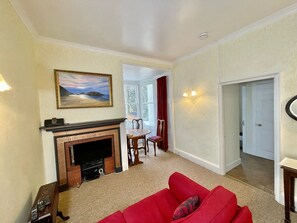 TV, DVD player, table tennis, video library