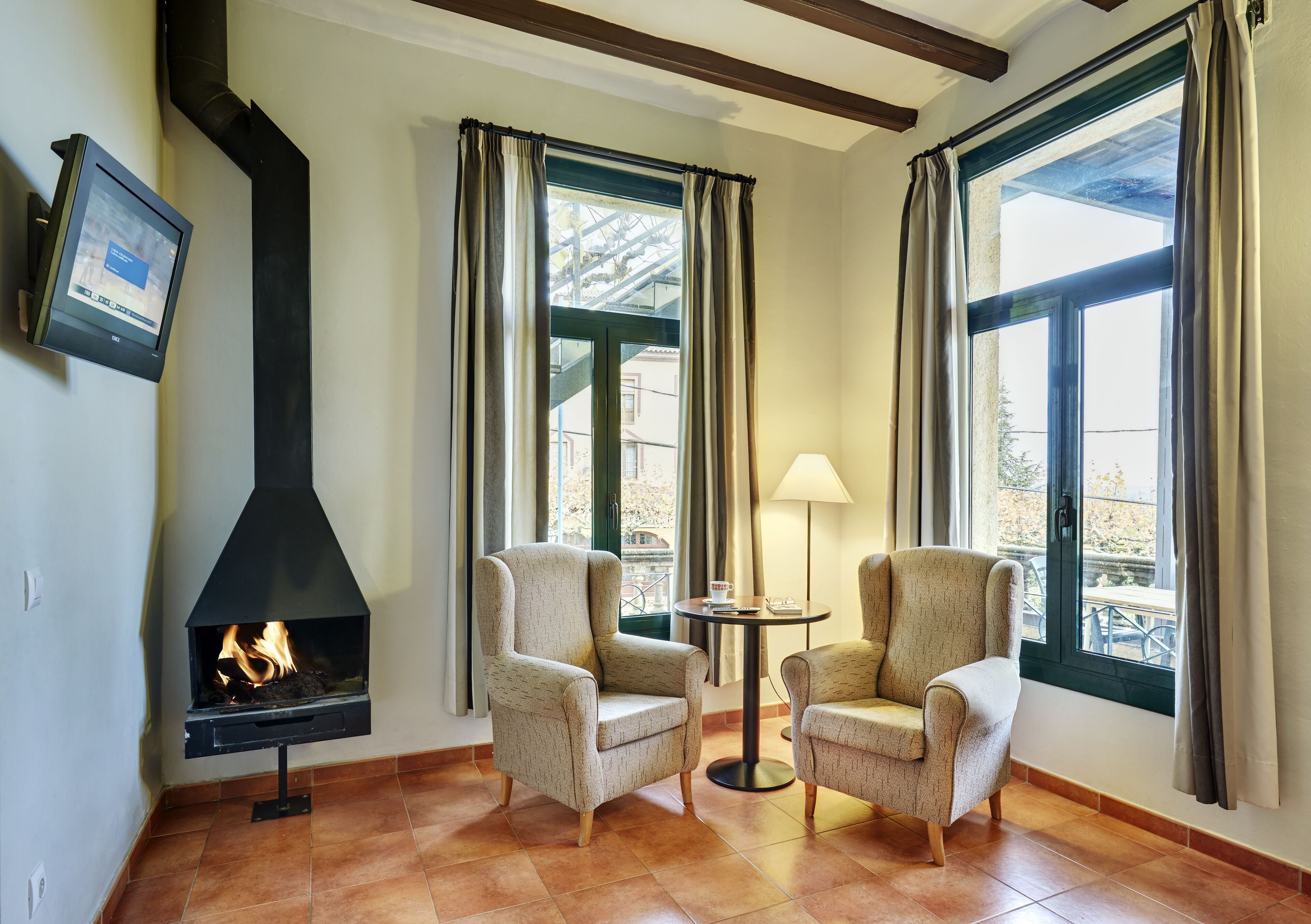 Rural Studio for two with fireplace