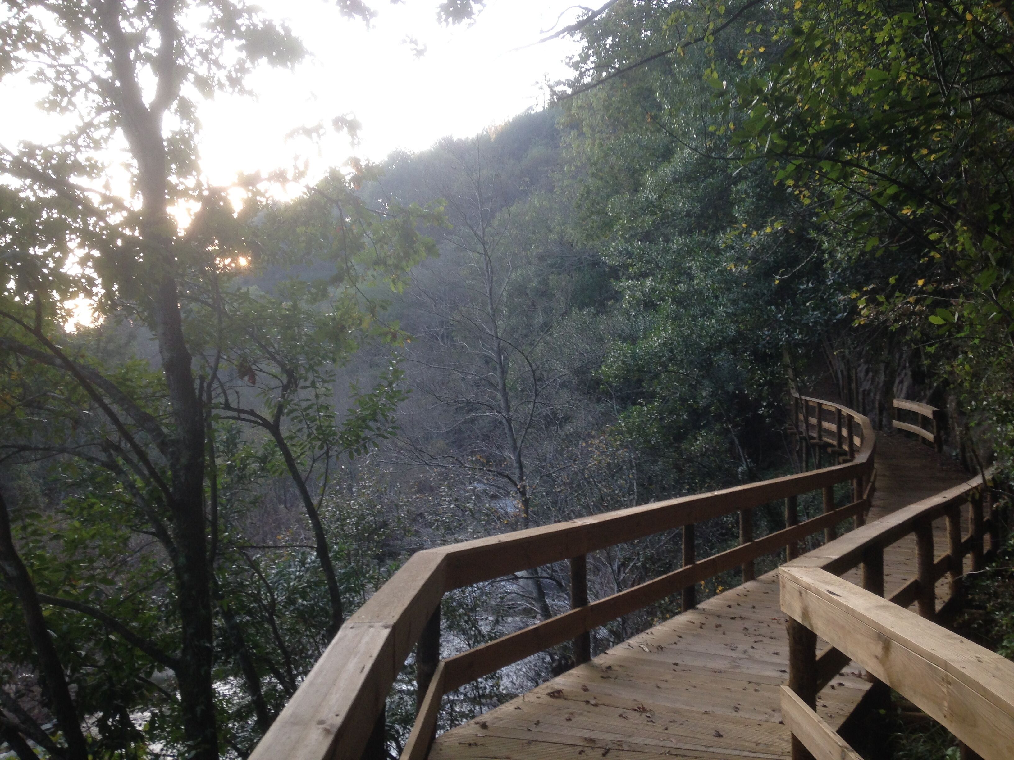 Vez river ecotrail 500 metres from the house for hiking walking 