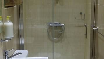 Secador de pelo, toallas, jabón, shampoo