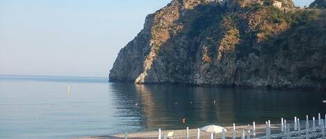 Perto da praia, toalhas de praia