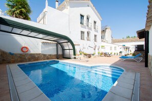 Indoor pool, a heated pool
