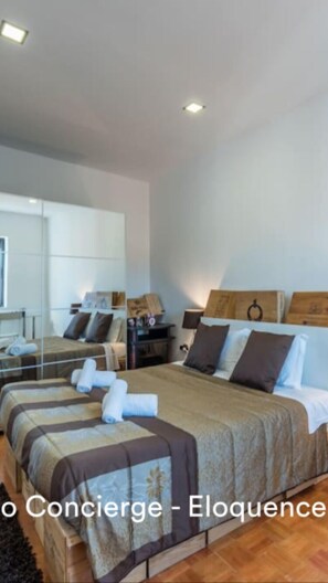 2 habitaciones, escritorio, wifi y ropa de cama 