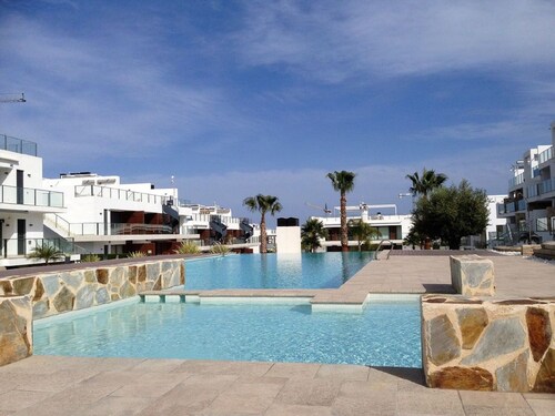 Penthouse with 2 bed- and badroom punta prima (torrevieja)