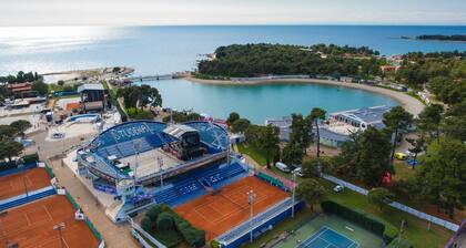 Cute apartment Milena, Biribaci-Umag, with two balconies, garden, WiFi