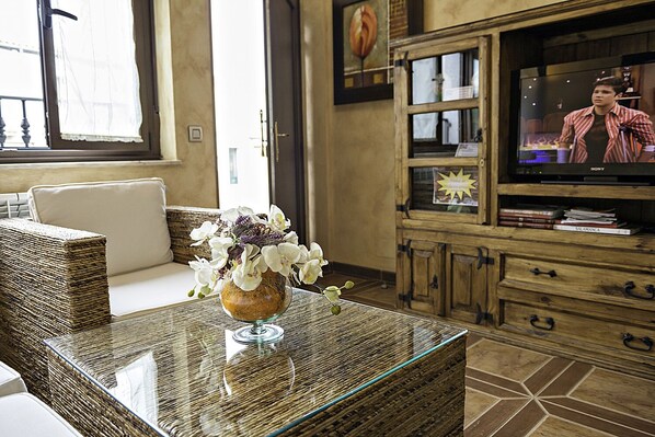 TV, books - Country Cottage / Gite - Salamanca House with character for 6 people (Vitigudino)