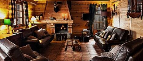 تلفزيون، مدفأة، ستيريو