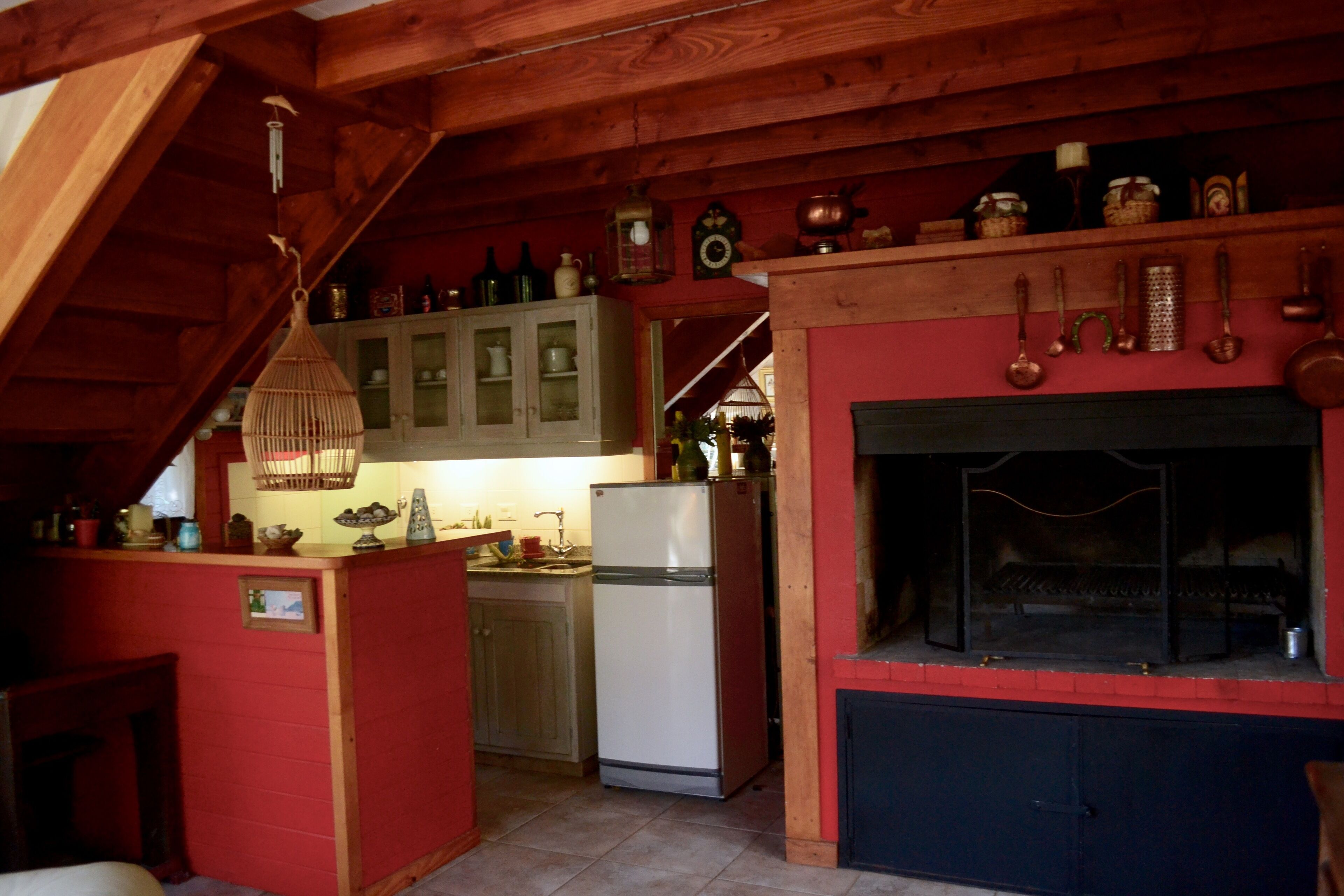 Cabin in the woods, on Lake Lolog