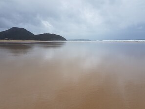 Vlak bij het strand