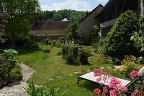 Property grounds - “La Ferme du Clos”, Burgundy, between Chablis and Champagne (Molosmes)