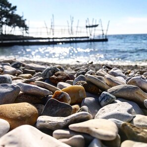 Beach nearby, sun-loungers