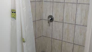 Shower, toilet paper
