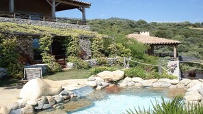 Outdoor pool - VILLAS VALINCO 10/14 PEOPLE WITH SEA VIEW AND POOL  (Olmeto)