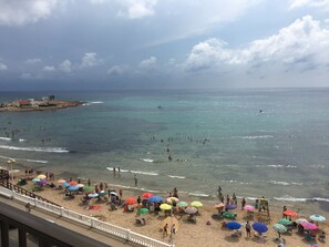 Aan het strand, strandlakens