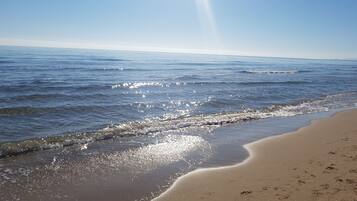 On the beach