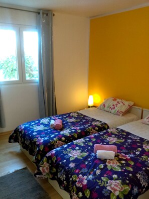 1 chambre, Wi-Fi gratuit, draps fournis