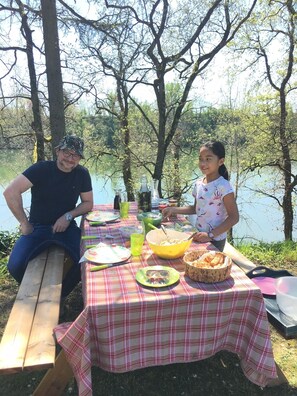 Outdoor dining - Mansion - LABASTIDE DE LEVIS (Labastide-De-Lévis)