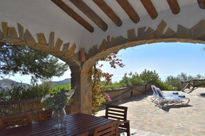 Outdoor dining - Angarilla Finca with private pool for 6 people near Cómpeta (Cómpeta)