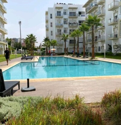 Apartment 5 mn drive from Casablanca's most beautiful beaches