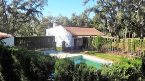 Outdoor pool - La Gallega Rural House. Charm and tranquility in the Sierra de Aracena. (Aracena)