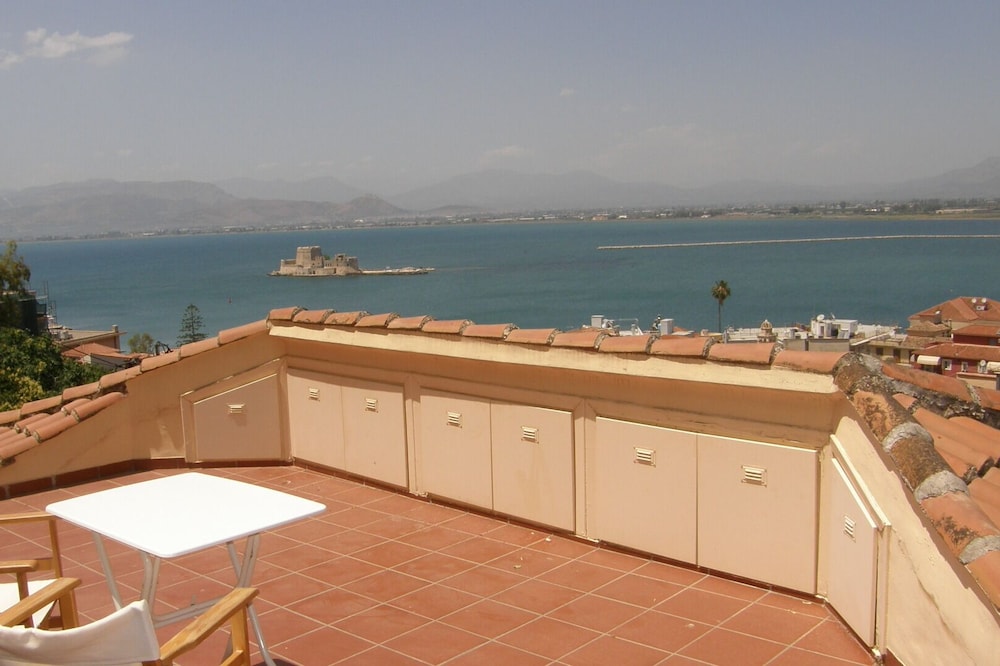 Nafplio in Panorama next to Akronafplia