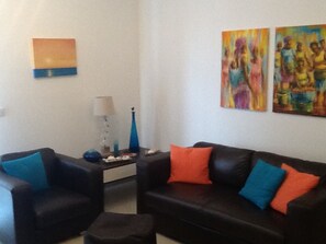 TV, DVD player, books - Superior 1 bed pool facing with balcony apartment on Dunas Beach Resort and Spa (Sal)