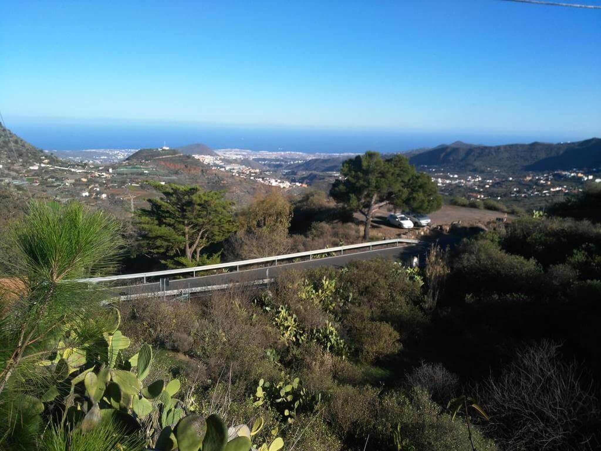 Blick von der Unterkunft