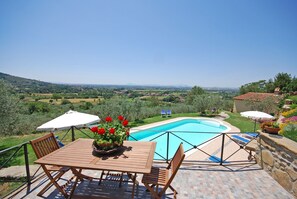 Pool - Apartment in Farmhouse (Cortona)