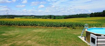 Gîte de 2 chambres de caractère et spacieux, pour 4 personnes avec piscine dédiée
