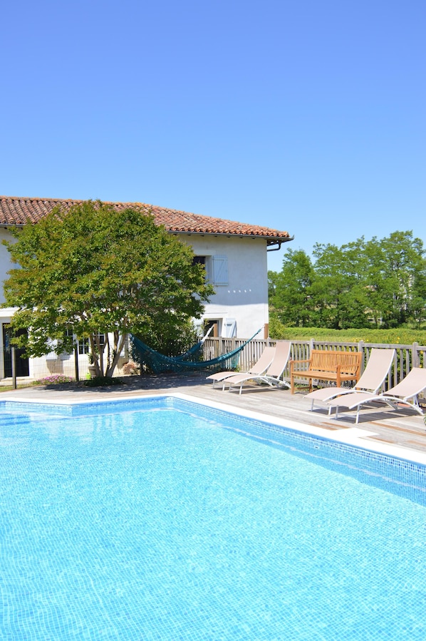 Una piscina climatizada