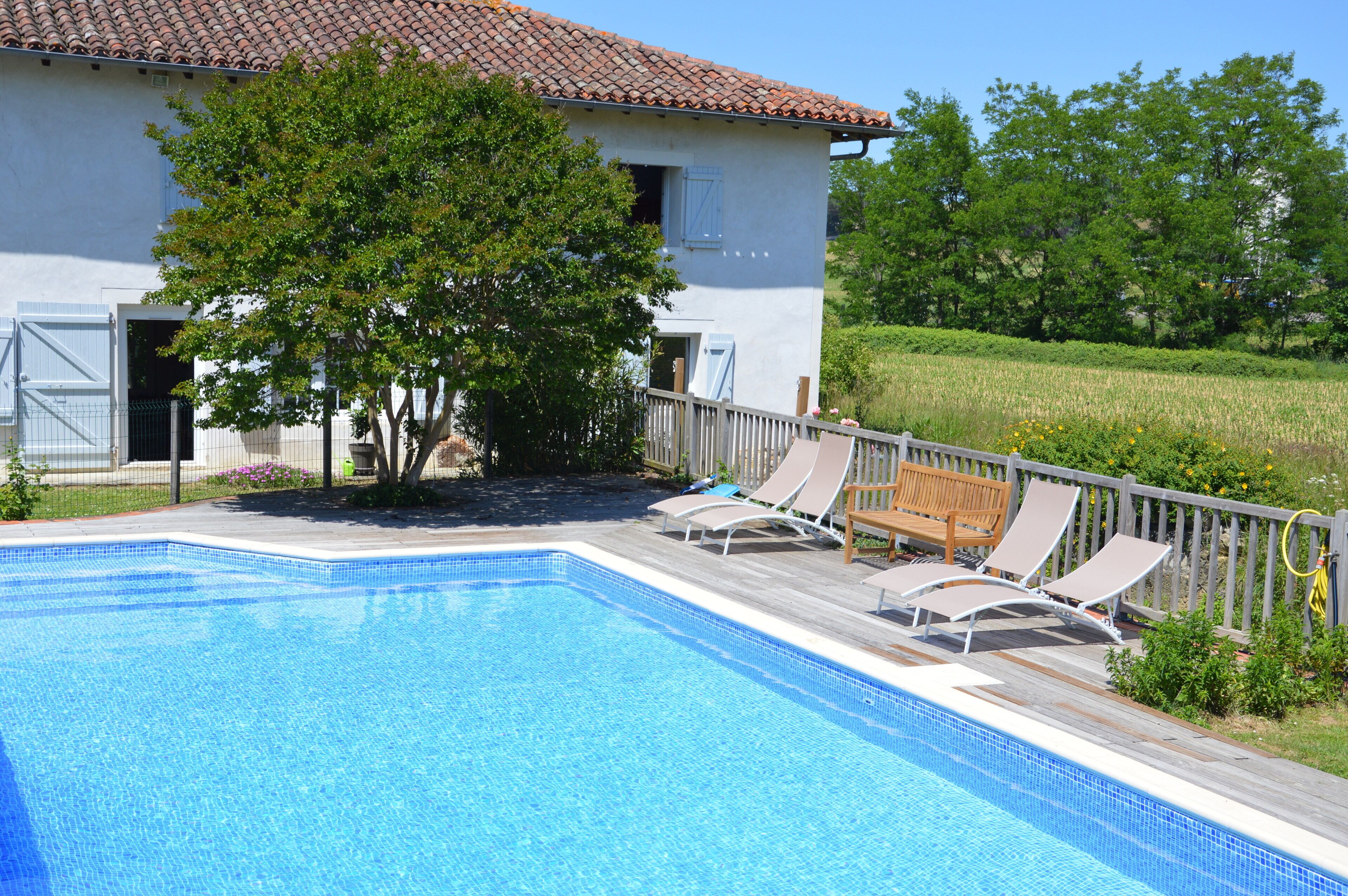 Piscine chauffée