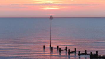 Vlak bij het strand