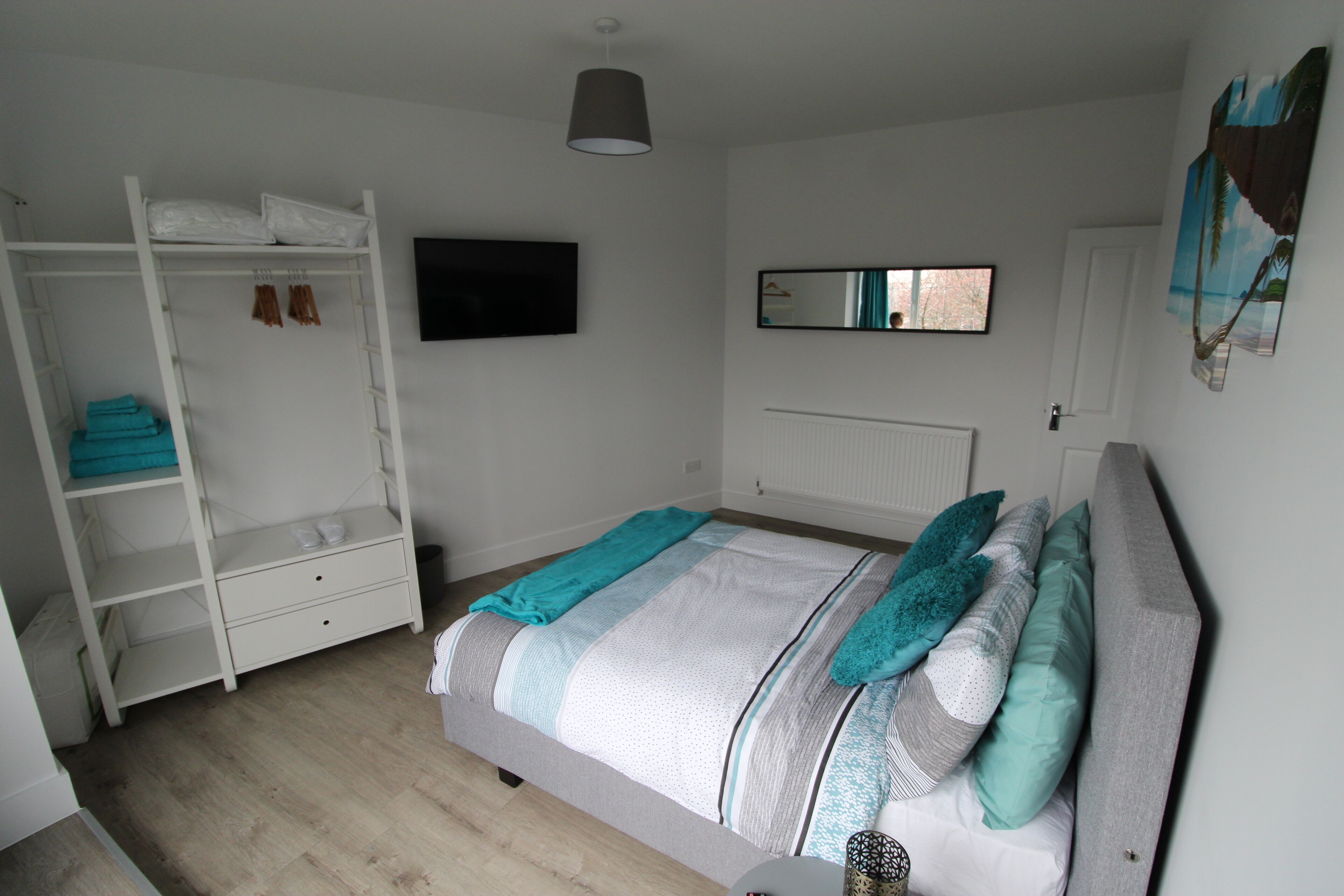 2 bedrooms, iron/ironing board, travel crib, free WiFi