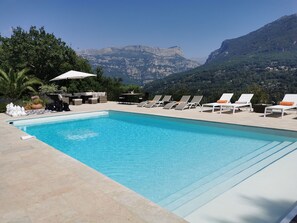 Pool - Mas des Amis set in Spectacular settings with stunning panoramic views!  (Le Rouret)