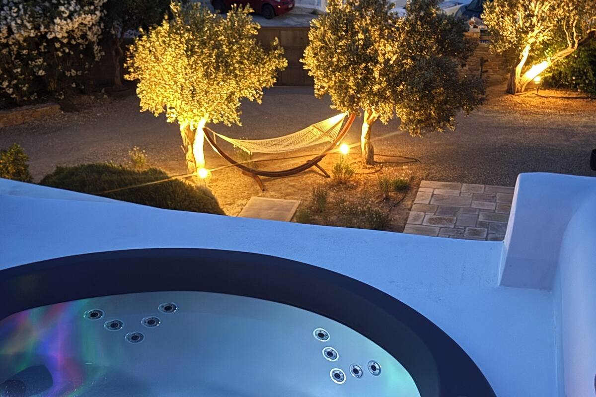 Luksusvilla, sjøutsikt | Terrasse/patio