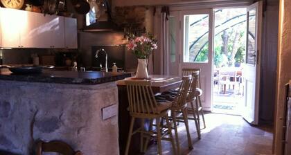 Rustic 18th Century Farmhouse With Pool and view, 20 minutes drive to beaches