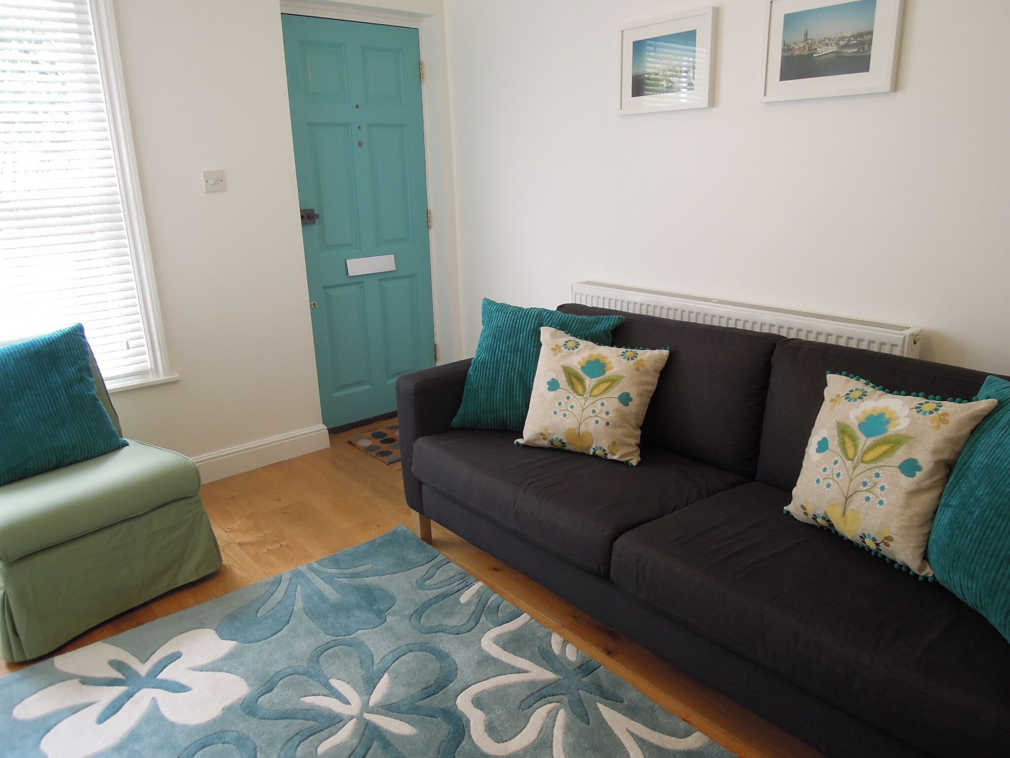 TV, DVD player, books