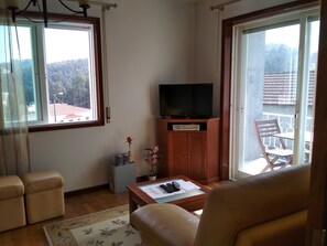 Télévision, cheminée