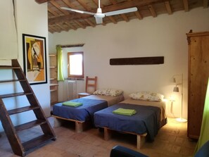 3 chambres, fer et planche à repasser, Wi-Fi gratuit, draps fournis