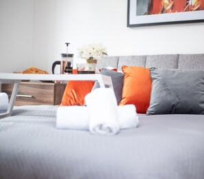 Traditional Apartment, 1 Bedroom | 1 bedroom, individually decorated, individually furnished - One Bedroom Apartment by Klass Living Serviced Accommodation Bellshill - Cosy  Apartment with WIFI  and Parking (Bellshill)