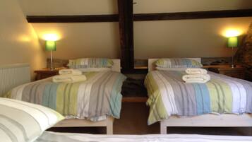 4 bedrooms, iron/ironing board, travel cot, free WiFi