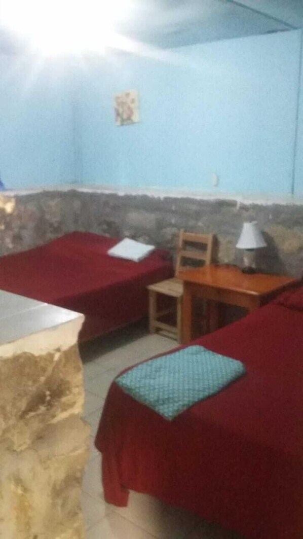 2 bedrooms, bed sheets