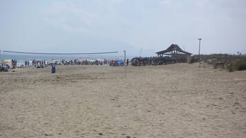 Accommodatie ligt op het strand