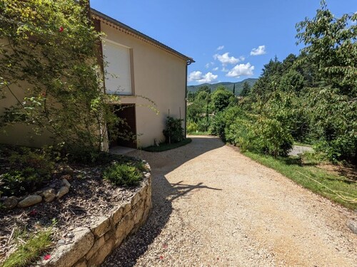 Countryside, garden on large plot, with dominant terrace and views