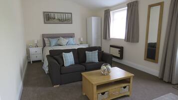 1 makuuhuone, vuodevaatteet