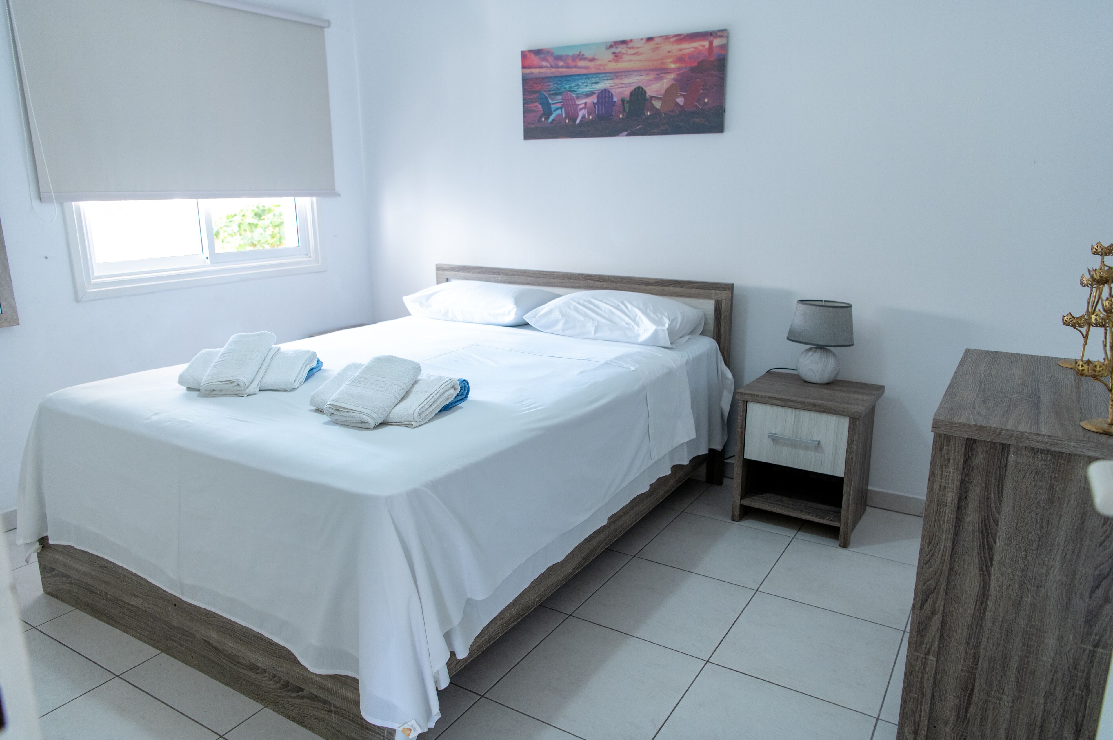 1 bedroom, iron/ironing board, Internet, bed sheets