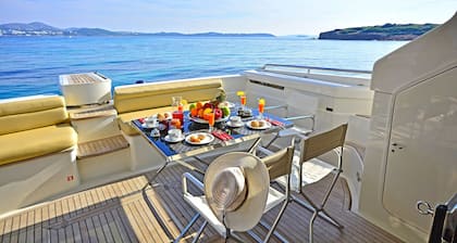 Ferretti Yacht 19m, eine Luxusunterkunft mit Astypalea VIP Yachting