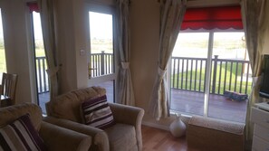 TV, fireplace, DVD player